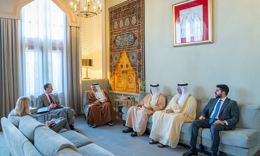 HRH the Crown Prince and Prime Minister meets with the Ambassador of ...