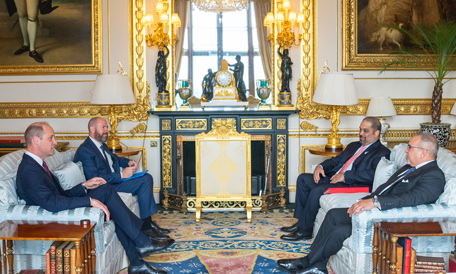 HRH the Crown Prince and Prime Minister meets with the Prince of Wales ...