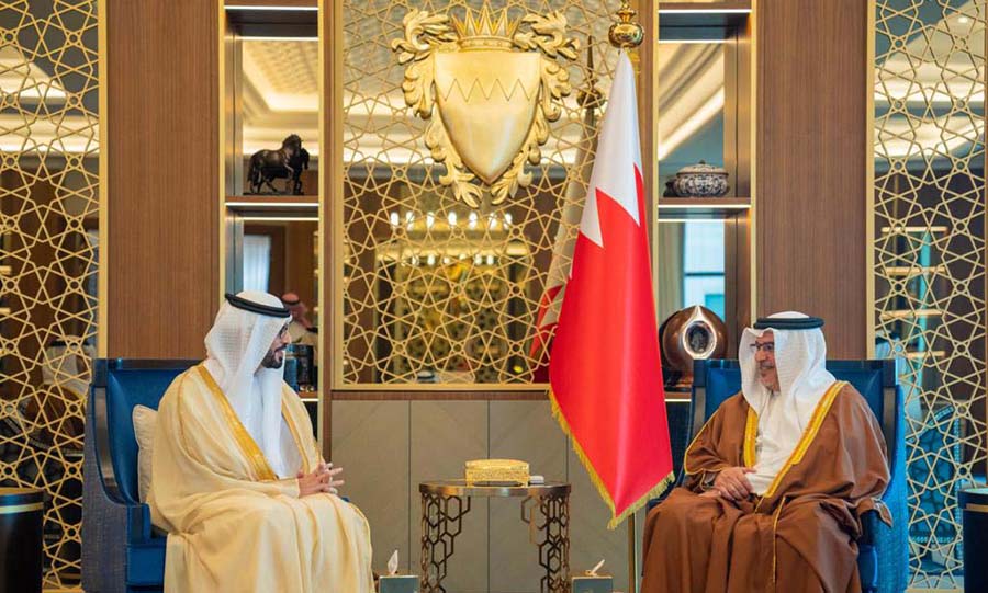 HRH the Crown Prince and Prime Minister meets the Ambassador of the ...