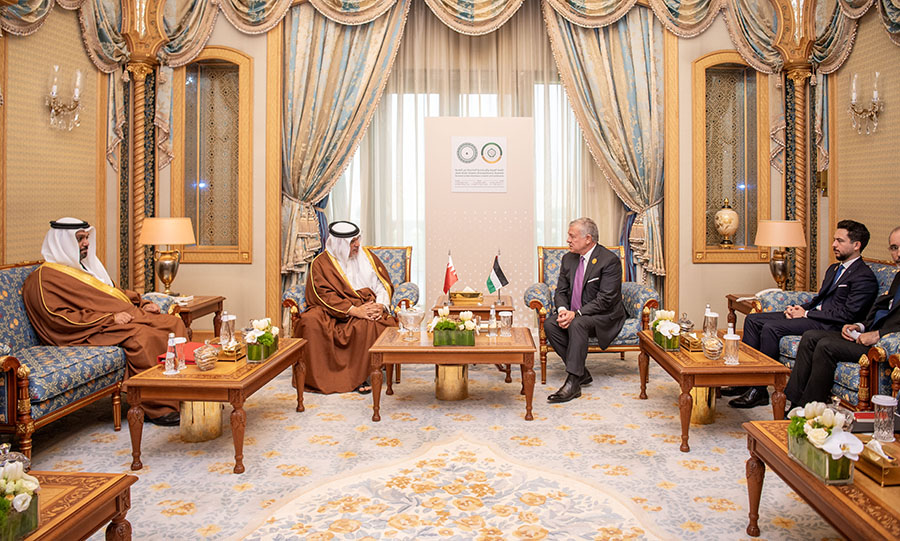 HRH the Crown Prince and Prime Minister meets with HM the King of the ...